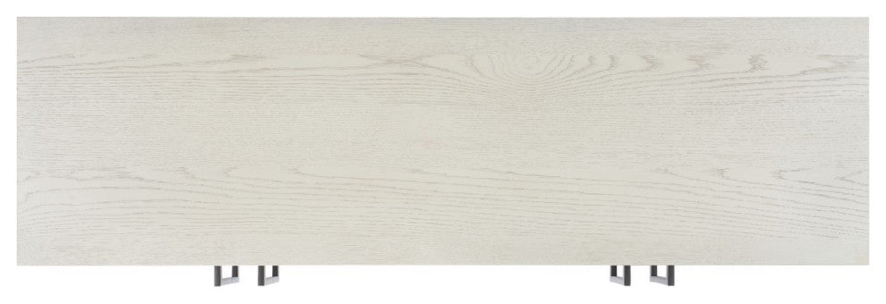 Safavieh Couture Mallory 4 Door Media Stand, White Wash