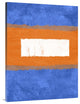 "Blue And Orange Abstract Theme 1" Fine Art Print