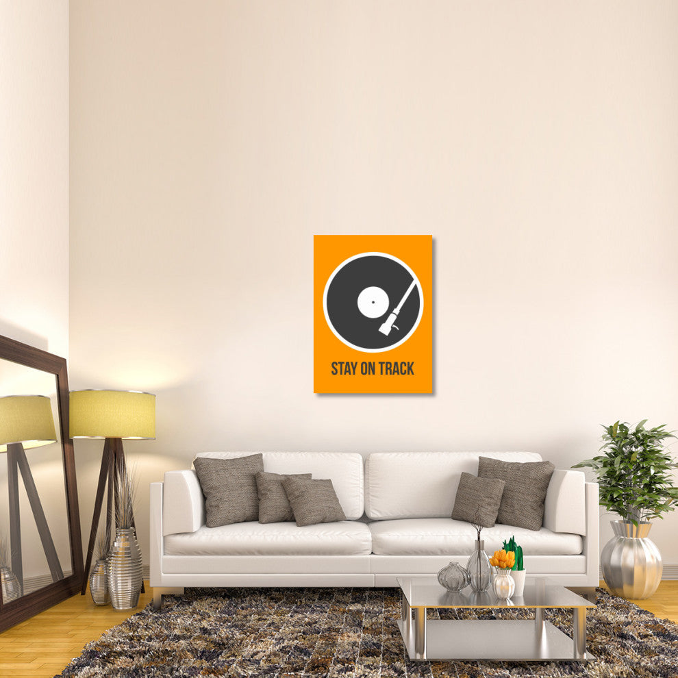 "Stay On Track Vinyl Poster 1" Fine Art Print