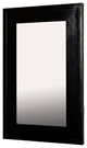 14x24 Fox Hollow Furnishings Mirrored Medicine Cabinet, Black