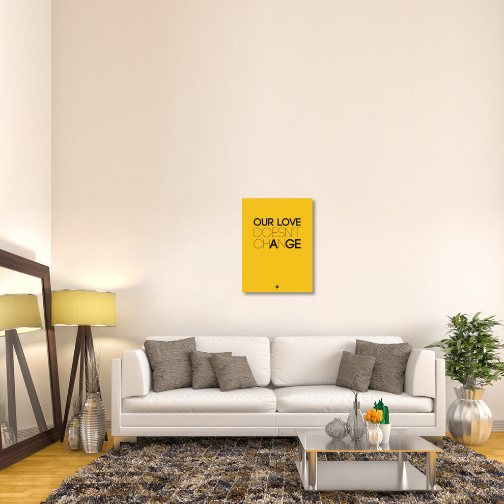 "Our Life Doesn't Change Poster 3" Fine Art Print