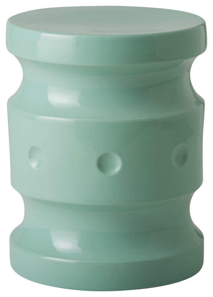 Spindle Stool, Light Teal