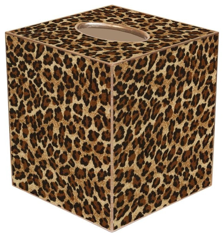 TB374-Leopard Tissue Box Cover