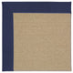 Zoe-Sisal Machine Tufted Rectangle Rug, Navy, 2'x3'
