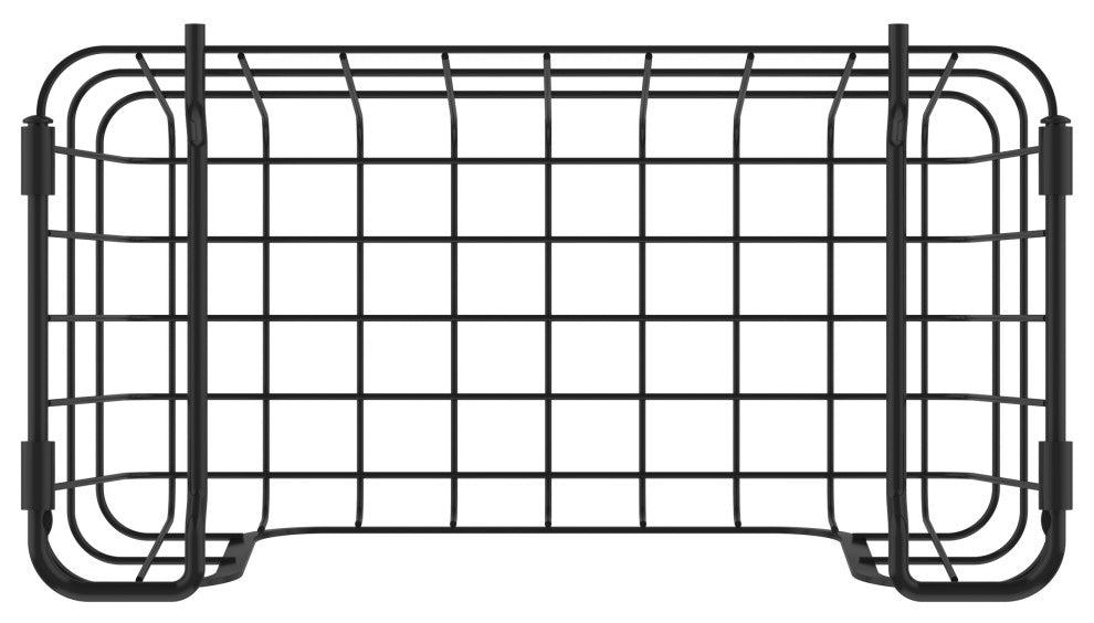 Oceanstar Stackable Metal Wire Storage Basket Set