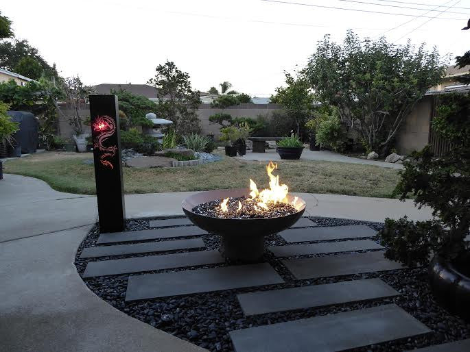 24" Double Ring and Complete Basic Propane Fire Pit Kit