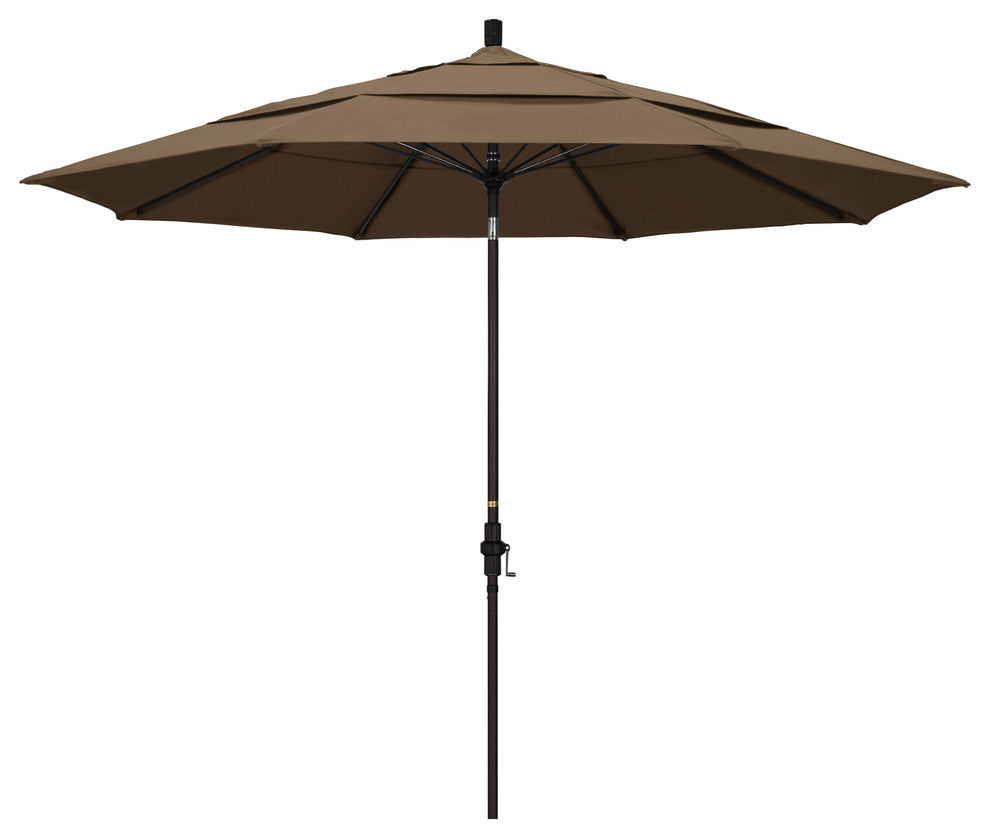 Fiberglass Umbrella Collar Tilt, Sunbrella, Cocoa, 11'