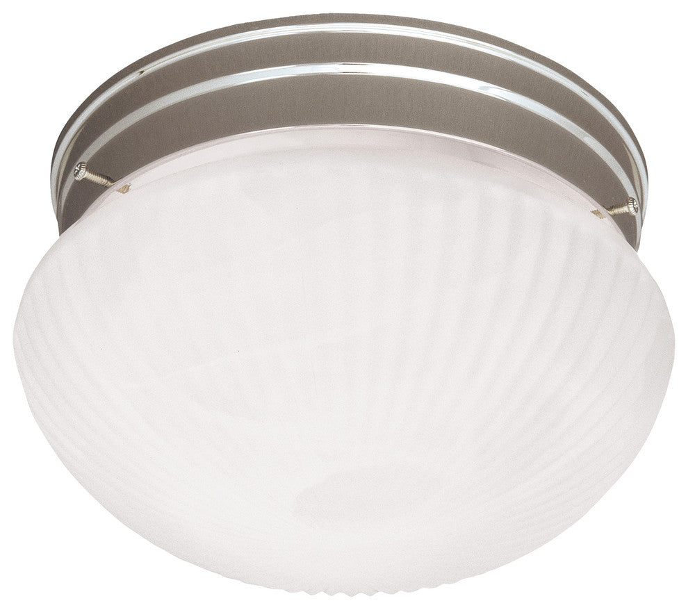 Flush Mount, Satin Nickel, 7"