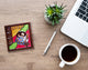 4X4" Cacao Dark Coffee Art Tile Ceramic Drink Holder Coaster