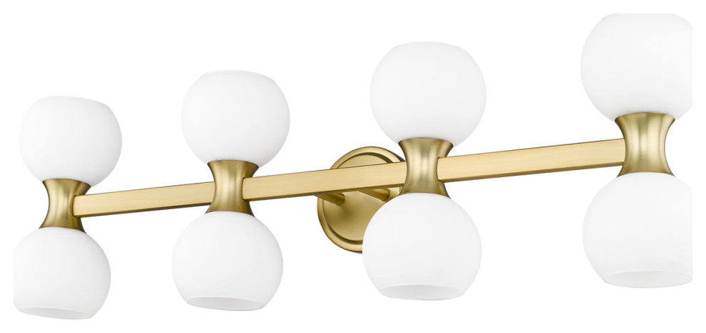 Z-LITE 8-Light Vanity, Modern Gold