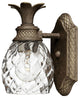 Plantation Bath Vanity, Pearl Bronze With Clear Optic Glass