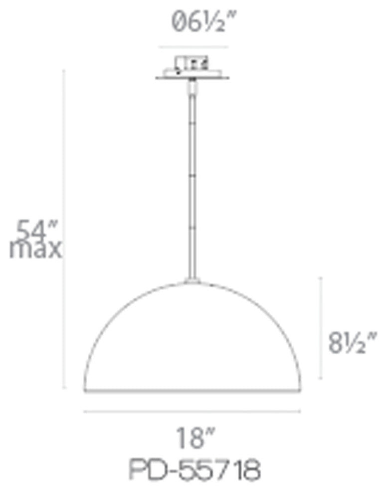 Modern Forms Yolo LED Pendant PD-55718-SL