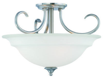 Thomas Lighting SL860778 Bella Pendant Brushed Nickel 3X60W 120V