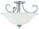 Thomas Lighting SL860778 Bella Pendant Brushed Nickel 3X60W 120V