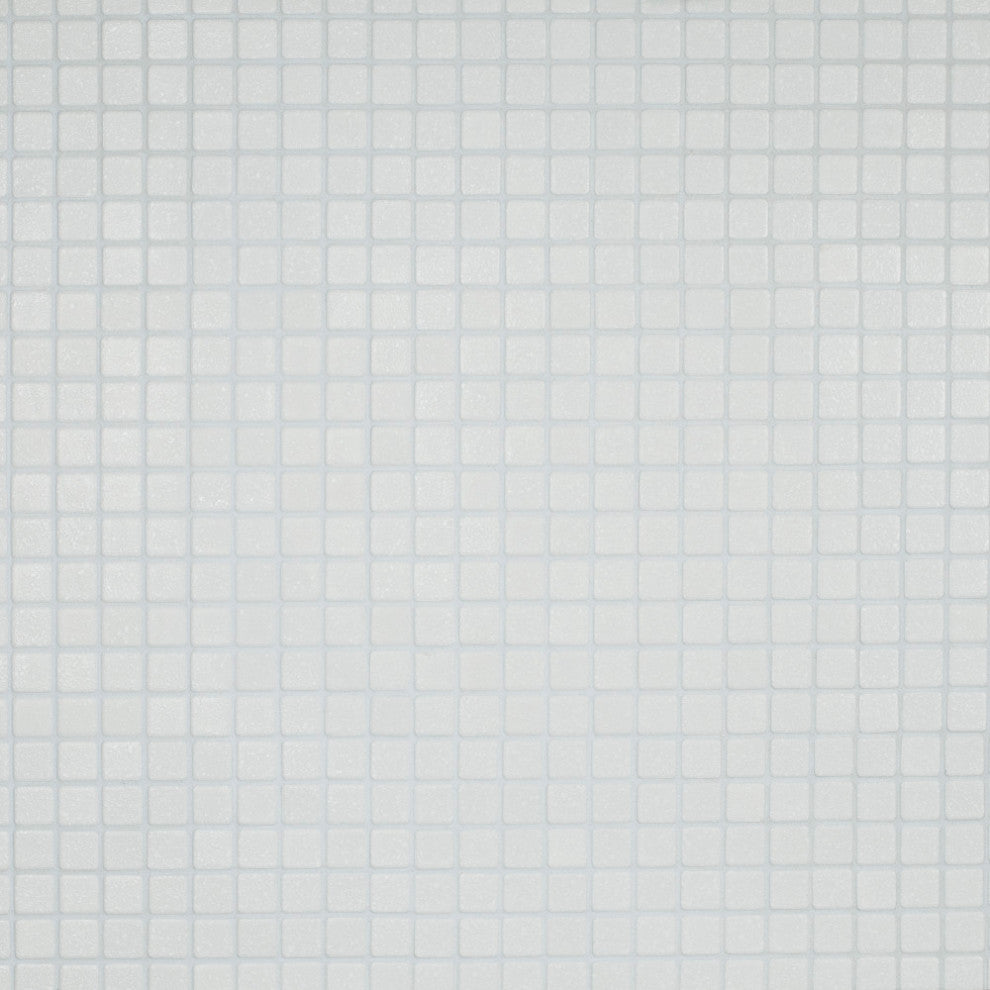 Crystalline Square White Porcelain Floor and Wall Tile