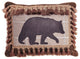 Bear With Tassel Fringe Pillow
