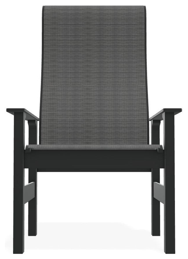 Leeward Sling Outdoor Supreme Armchair, Destiny Steel/Graphite