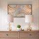 Ellipse Curved Glass Table Lamp Set of 2, Gold