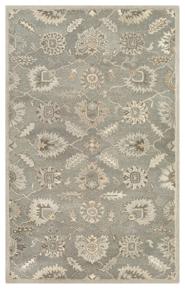 Surya Caesar CAE-1198 Traditional Area Rug, Charcoal, 12' x 15' Rectangle