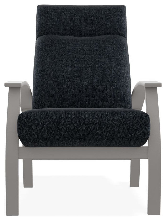 Belle Isle Cushion Outdoor Adjustable Back Chair, Restore Indigo/Warm Gray