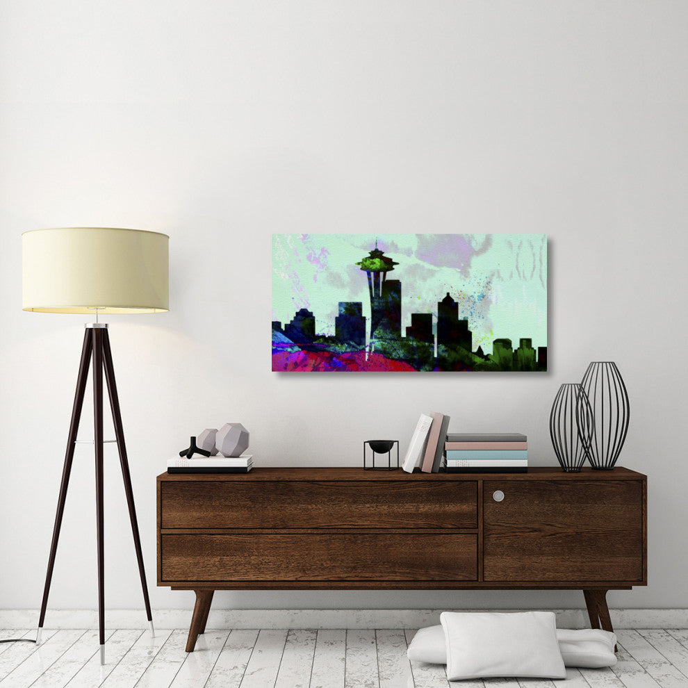 "Seattle City Skyline" Fine Art Print
