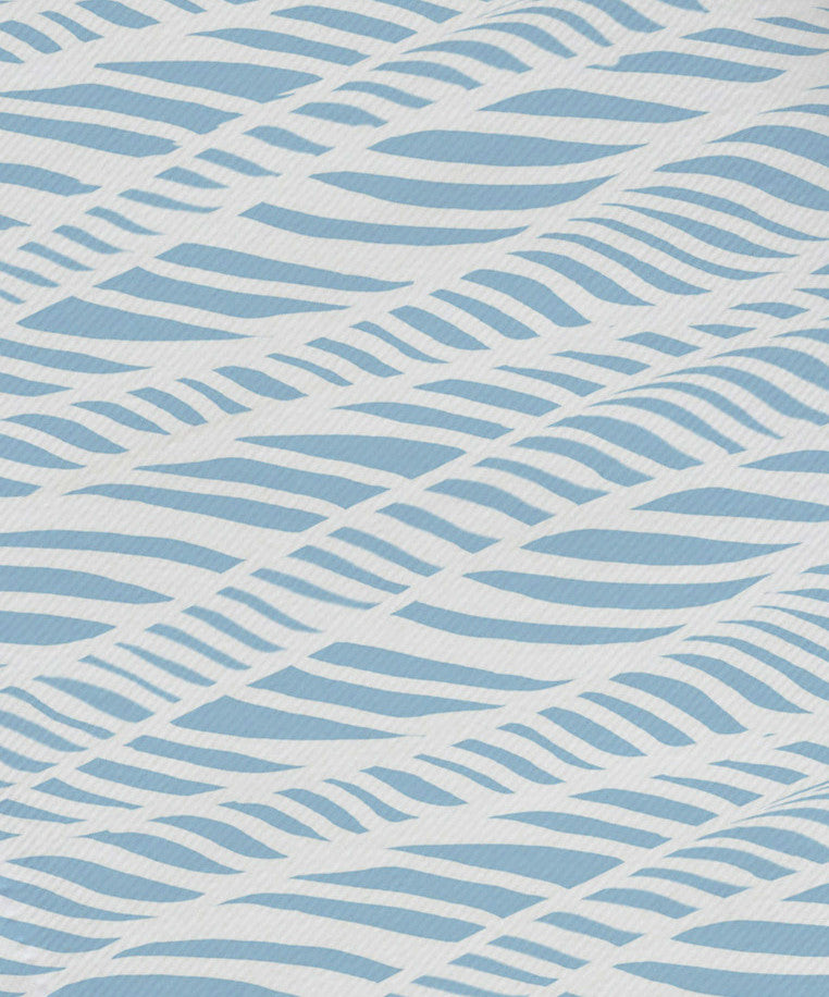 Rolling Waves, Geometric Print Napkin, Green, Set of 4, Light Blue