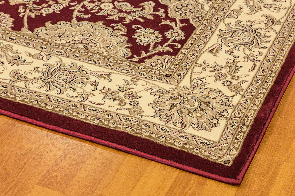Legacy Red And Ivory Rug, 7'10"x10'10"
