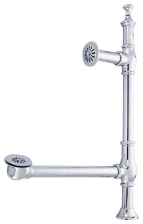 Kingston Brass Tub Drain, Polished Chrome