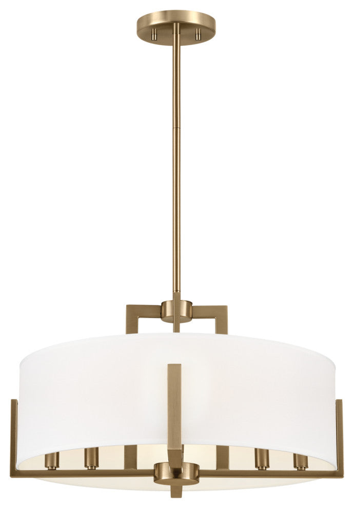 Malen 4 Light Semi Flush Light, Champagne Bronze, Champagne Bronze, 8 Light