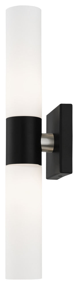 Livex Lighting Black ADA 2-Light Vanity Sconce