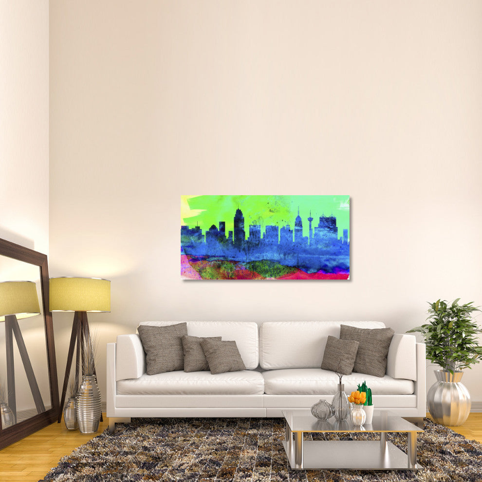 "San Antonio City Skyline" Fine Art Print