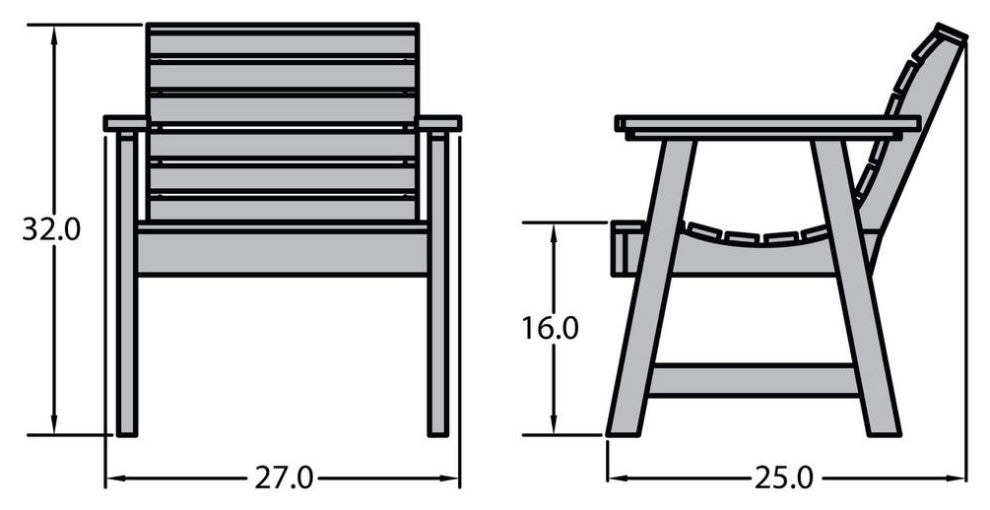 Weatherly Garden Chair, Eucalyptus