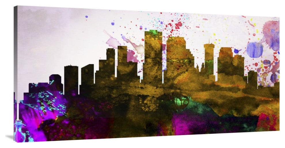 "New Orleans City Skyline" Fine Art Print