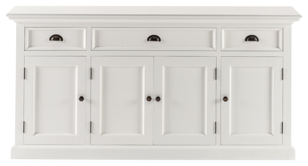 Classic White Halifax Buffet Console Table
