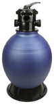Swimming Pool Sand Filter System With 6-Way Top Valve, 33.5"