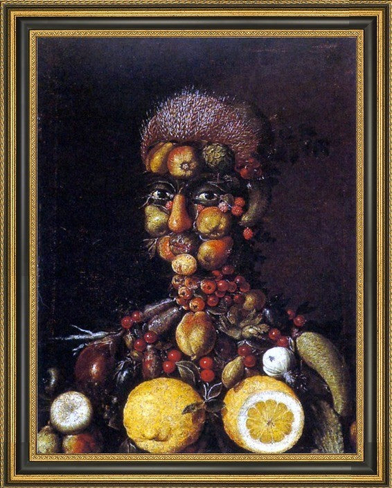 Francesco Zucchi Composite Head - 21" x 28" Framed Premium Canvas Print