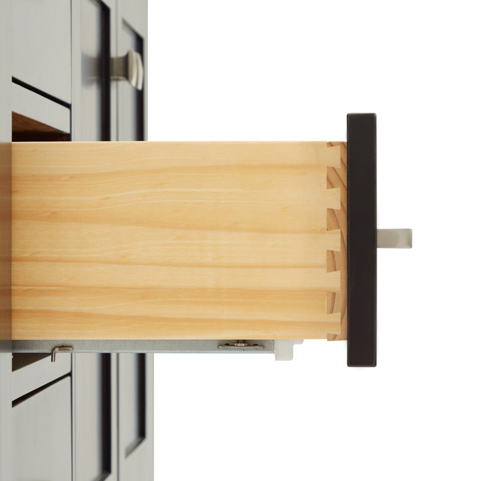 ARIEL Cambridge 42" Right Offset Single Sink Bathroom Vanity Base Espresso