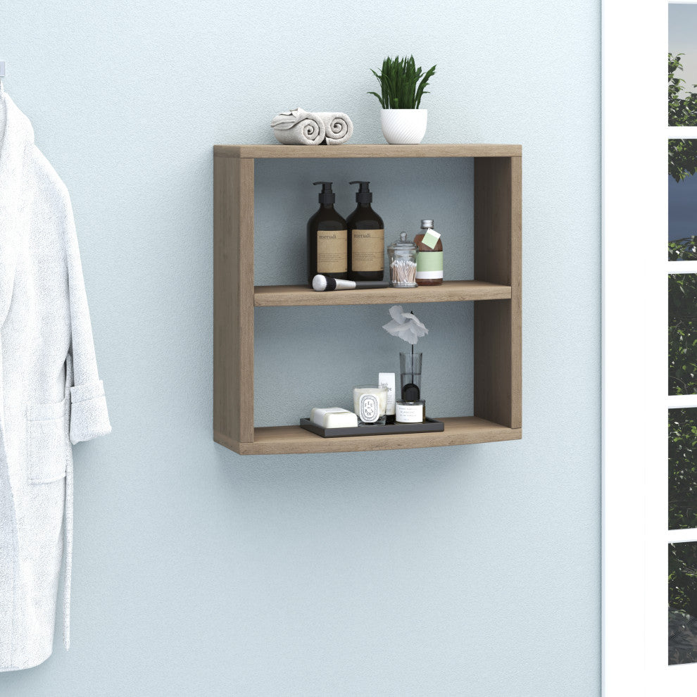 Manada-Mist Backless Wall Mounted Storage Cabinet