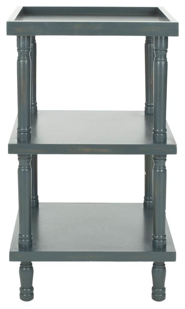 Safavieh Esmeralda Side Table, Steel Teal