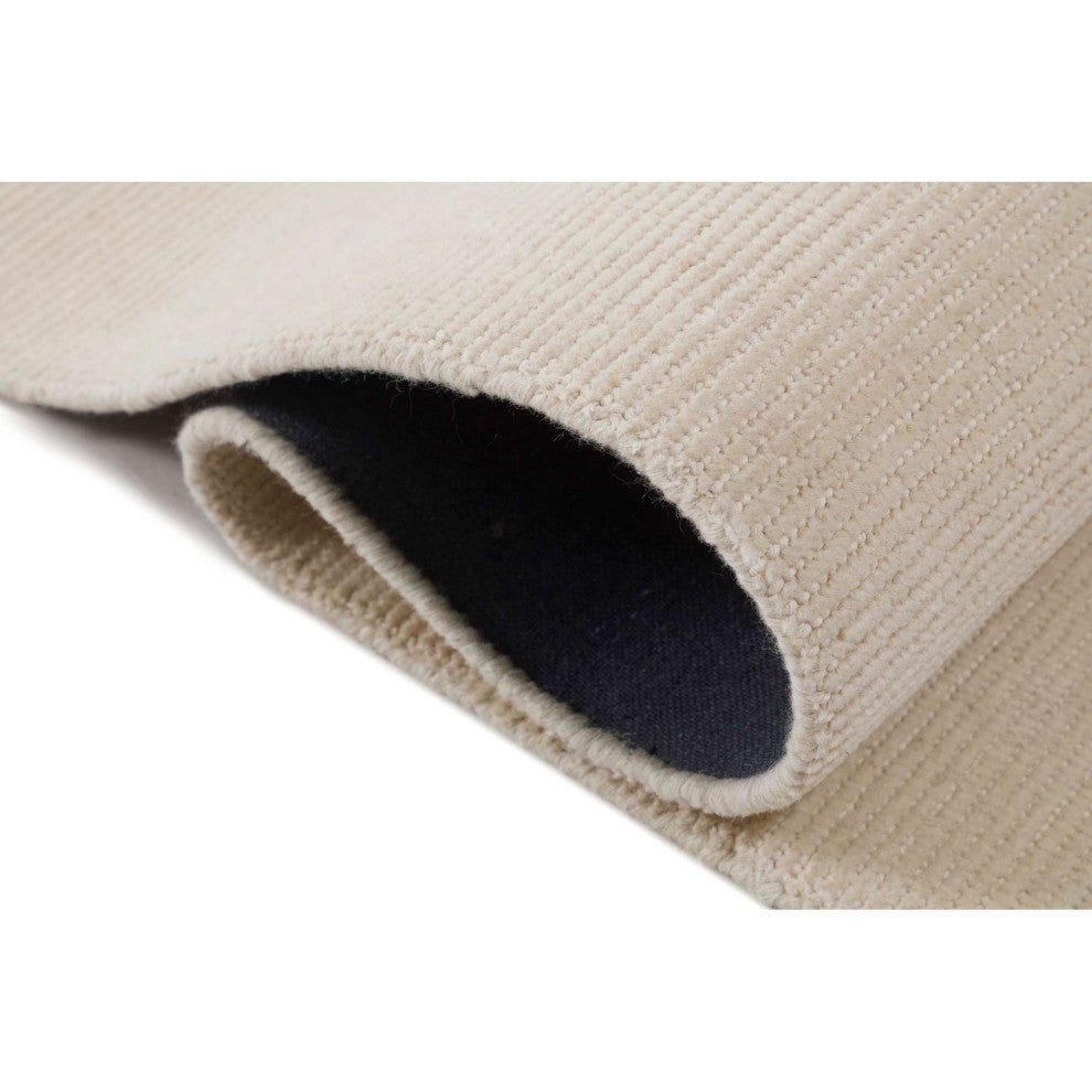 Eva Solid Area Rug, White, 2'x3'