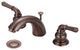 Accent Two Handle Widespread Bathroom Sink Faucet, Oil Rubbed Bronze