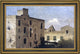 Thomas Jones Houses in Naples Framed Premium Canvas Print, 16"x24"