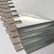 Peel and Stick Metal Backsplash Tile Mosic Brush Wall Decor, A16505