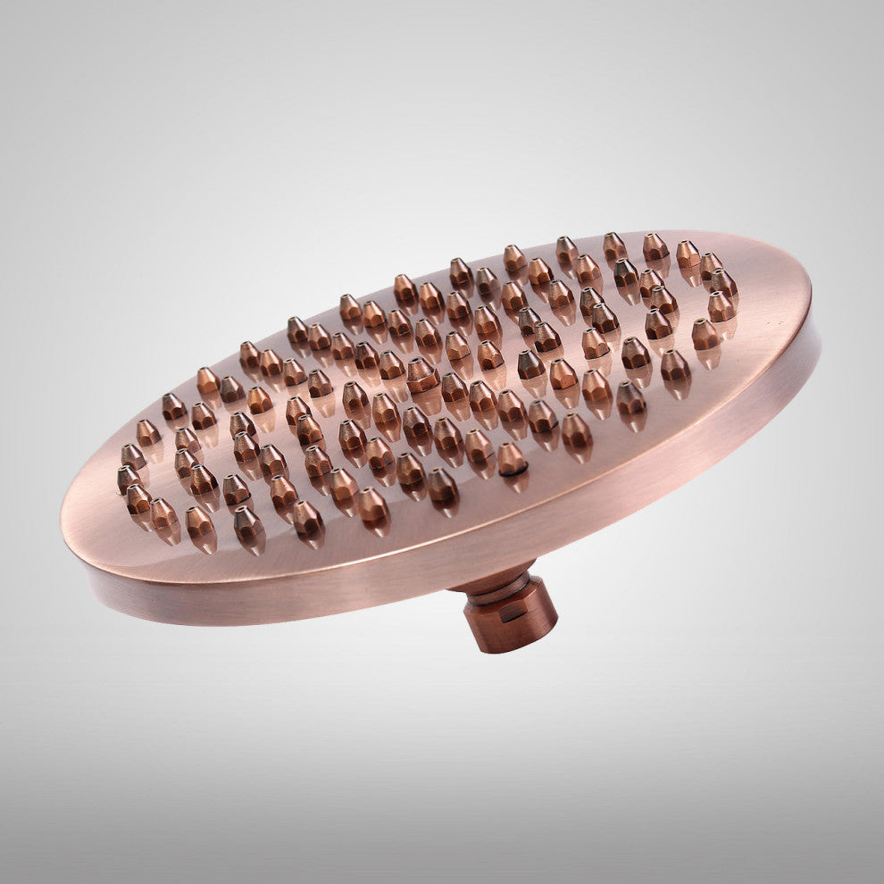 Rainfall Showerhead, Antique Red Copper