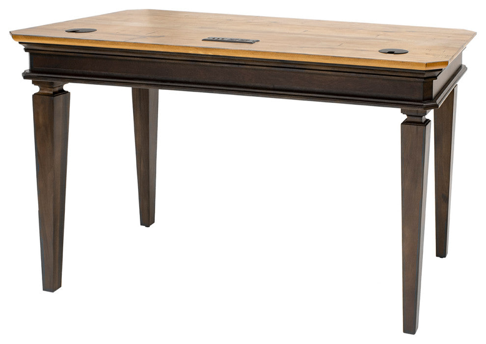 Executive Writing Desk, Writing Table, Office Desk, Brown