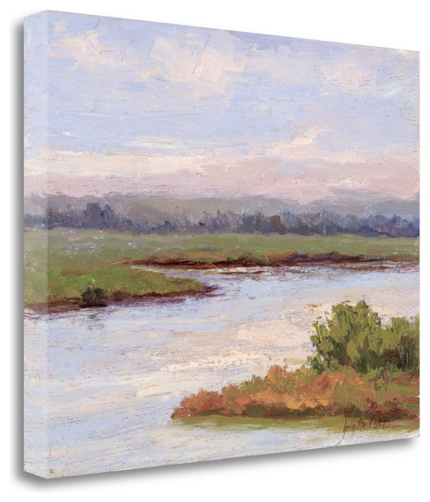"Rivages Series II" By Brigitte Curt, Giclee Print on Gallery Wrap Canvas