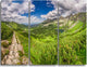 "Mountain Trail in Tatras Panorama" Metal Wall Art, 3 Panels, 36"x28"