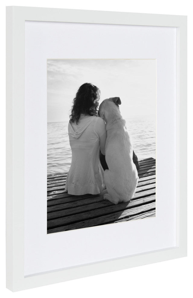 Gallery Wood Picture Frame, Set of 4, White, 11"x14"