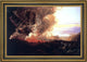 Johan Christian Claussen Dahl Eruption of the Vesuvius Canvas Print, 16"x24"