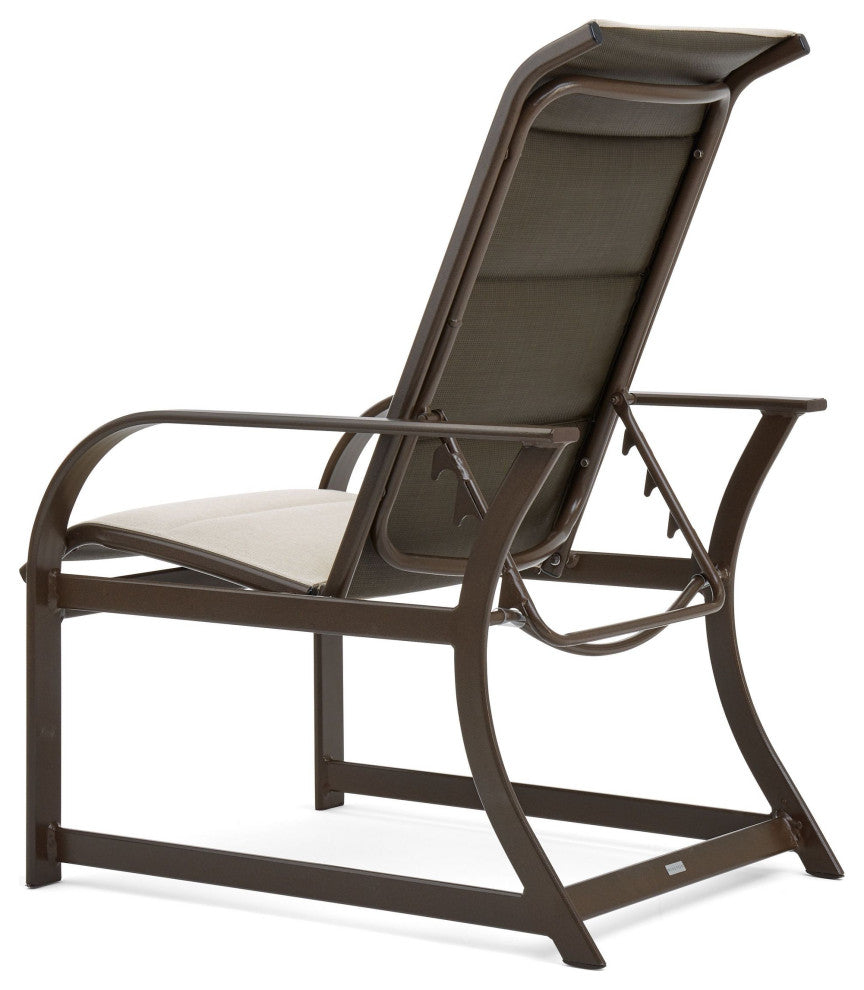 Key West Padded Sling Adjustable Lounge Chair